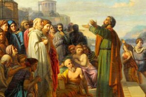 Paulus mengajar di Athena