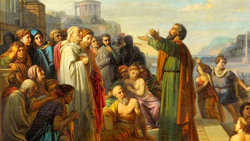 Paulus mengajar di Athena