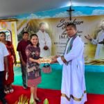 Umat Paroki Lewotobi Hadir dalam Syukur Perak Imamat Rm. Leo Lewokrore